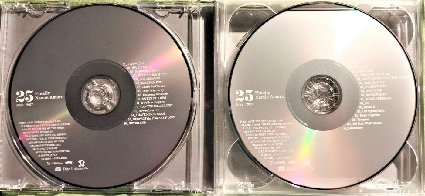 安室奈美恵 / Namie Amuro ~ Finally 【3CD+Blu-ray】~ 日版已拆近 