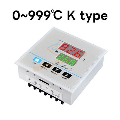 AC 220V PID Temperature Controller K / E type Thermostat LED