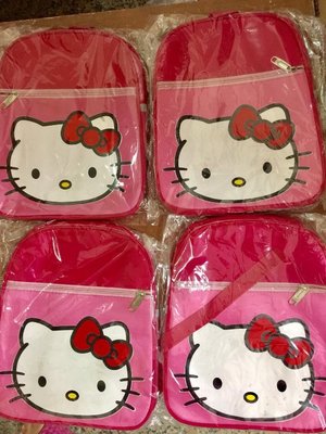 【微瑕疵品打折賣】Hello Kitty可愛卡通背包 雙肩背 小書包 外出包 多款玩耍包 禮物 補習袋 早教 A053