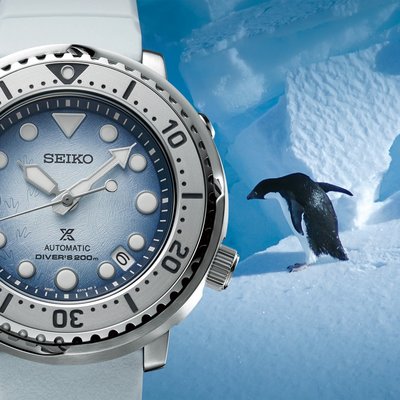 SRPG59K1 4R35-04Z0H SEIKO 精工 愛海洋系列 冰島企鵝漫步 鮪魚罐頭 PROSPEX 機械錶