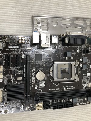 【 創憶電腦 】技嘉 GA-H81M-DS2 DDR3 1150 主機板 附檔板 直購價450元