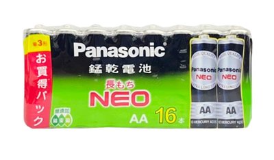 【B2百貨】 Panasonic錳乾電池3號(16粒) 4717431104165 【藍鳥百貨有限公司】