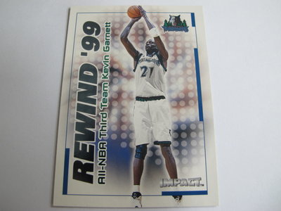 ~ Kevin Garnett ~ 狼王.灰狼隊/凱文·賈奈特 NBA球星.名人堂 球員卡 特殊卡#2