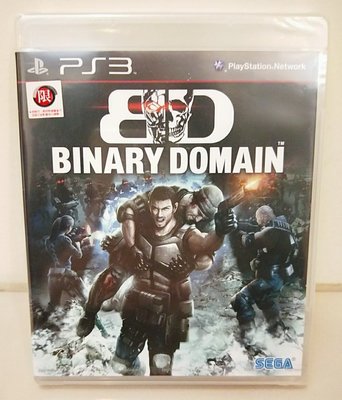 【全新未拆】 PS3 二元領域 Binary Domain 日英文版 $450