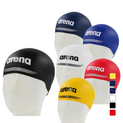 【日本製ARENA ARN-7400泳帽和尚帽】頂規鋼盔帽矽膠帽 競技泳帽 FINA承認