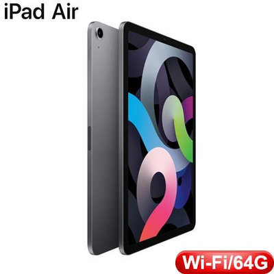 【DreamShop】全新未拆APPLE蘋果10.9吋iPad Air第四代Wi-Fi 64GB太空灰MYFM2TA/A
