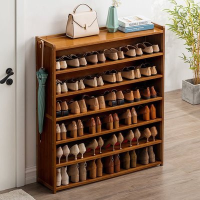 鞋柜防塵玄關柜進門口結實家用實木經濟型簡易多層收納爆款鞋架子，特價