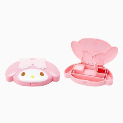 ☆Joan☆日本帶回♥ Hello Kitty 美樂蒂 印鑑盒/印章盒 收納盒 粉色大臉