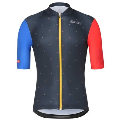 美國代購 Santini La Vuelta 2018 Andorra 吊帶車褲 成套車衣 小帽手套 XS~XL 可團購