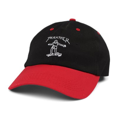 GOSPEL【Thrasher Gonz Old Timer Hat 】黑紅 滑板人 老帽 TSO1912800201