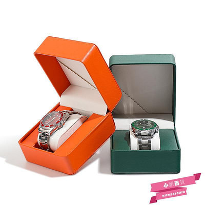 高端手表盒可加印LOGO時尚款優質PU皮首飾收納盒手表包裝盒.