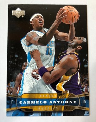 NBA 2004 UPPER DECK Carmelo Anthony / Kobe Bryant 小飛俠 科比 球員卡