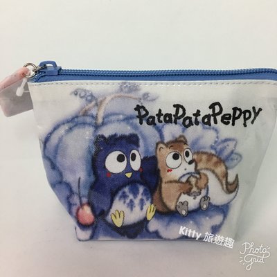 [Kitty 旅遊趣] 三麗鷗貓頭鷹 面紙化妝包 萬用包 女性用品包 面紙包 小錢包 口紅包