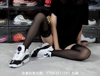 Nike Air Jordan 6 Rings Gs 黑白 休閒運動 籃球鞋 322992-104 男女鞋