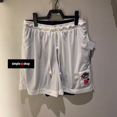 【Simple Shop】NIKE 籃球褲 NIKE 雙面球褲 網眼 運動短褲 白色 深藍色 男款 DA6361-100
