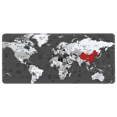 滑鼠墊護腕 鍵盤手託 電競滑鼠墊  滑鼠墊 世界地圖超大滑鼠墊辦公桌墊學生學習中國地圖地理電