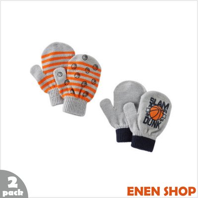 『Enen Shop』@OshKosh Bgosh 籃球系列保暖手套兩入組 #2959｜ONE SIZE