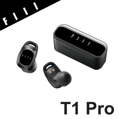 【風雅小舖】【FIIL T1 Pro 真無線降噪藍牙耳機】藍牙5.2/ANC+ENC雙降噪/觸控操作/IPX5防水