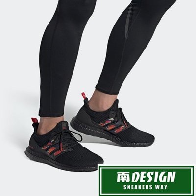 南◇2021 1月 ADIDAS ULTRABOOST DNA 跑鞋 GZ7603 黑紅 牛年 針織 透氣 襪套 慢跑鞋