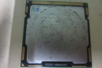 INTEL I7 860 2.80 GHz 無內顯 1156腳位 第 1 代 Intel 處理器