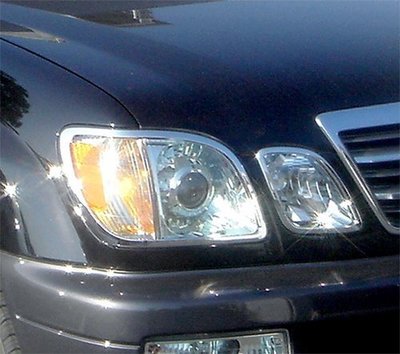 IDFR ODE 汽車精品 LEXUS LX470 98-04 鍍鉻大燈框