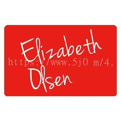 伊莉莎白歐森 Elizabeth Olsen 卡貼 貼紙 / 卡貼訂製