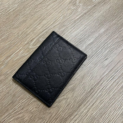 瑞奇二手精品 Gucci 壓紋 名片夾 滿版 近新