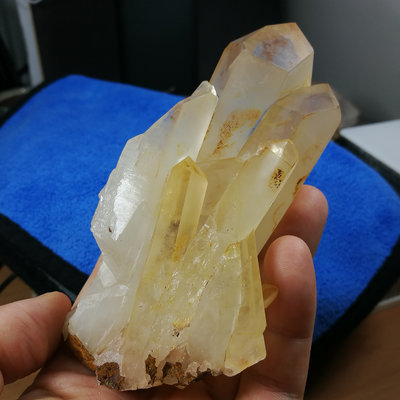 [友克鑫礦業]ac1566約重204.7g-通靈水晶 白水晶柱 白水晶簇 水晶柱 原礦