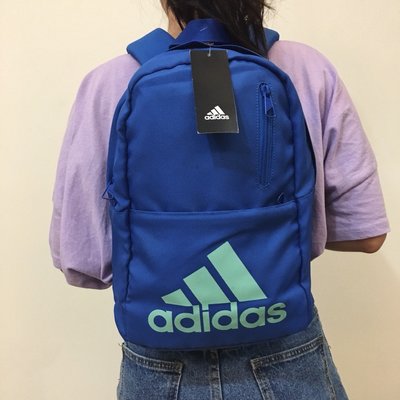 國外帶回 全新 正品 Adidas Kids Backpack 藍色 後背包
