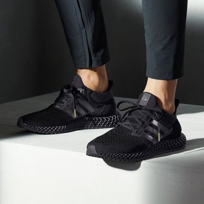 Adidas ULTRA 4D  Triple Black 黑魂 全黑 透氣 運動百搭慢跑鞋 FY4286男女鞋