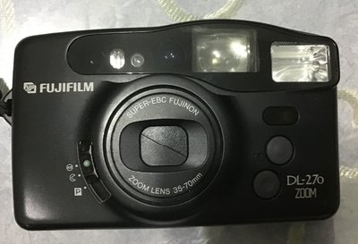 二手故障【FUJIFILM 富士】DL-270 ZOOM Date 35-70mm底片相機 骨董相機收藏用未送修