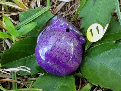 &amp;&amp;~紫雲軒水晶~&amp;&amp;【11.天然高級紫色系舒俱徠石墬子9.9g】貔貅葫蘆