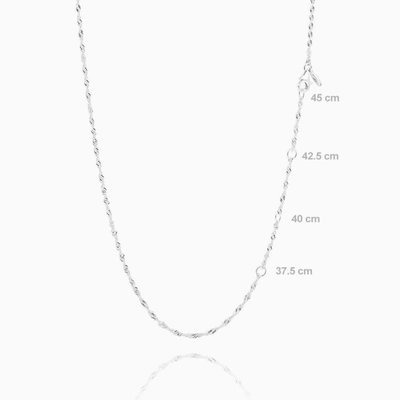 599元//現貨 SOUFEEL 純銀 項鏈 波紋 項鍊 3段式可調整長度