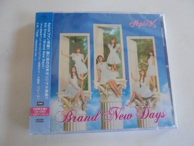 Apink  --Brand New Days(台壓CD+DVD+小卡盤) **全新**CD+DVD