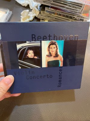 9.9新光碟無刮痕 貝多芬 violin concerto romances mutter  HHH 二手CD個人收藏