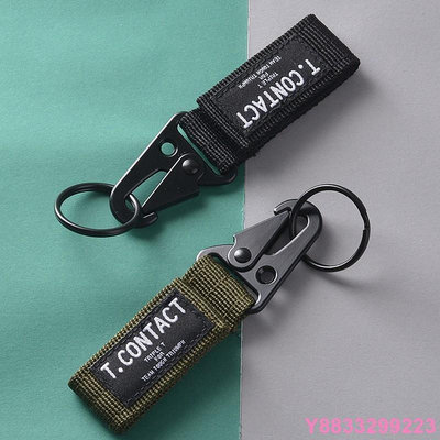 【熱賣精選】T.CONTACT日本 簡易鑰匙扣 布料材質 簡約實用 鑰匙伴侶 可掛零錢包卡包 鑰匙包鑰匙扣 鑰匙鑰