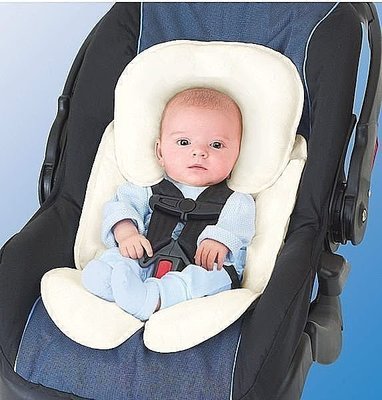 美國購回 Summer Infant Snuzzler Infant Support 嬰兒汽車座椅/推車保護墊 米白