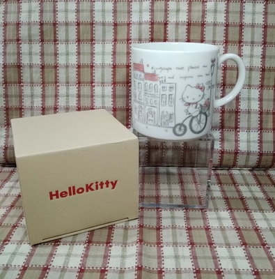 Hello Kitty 倫敦單車款 日本製陶瓷馬克杯