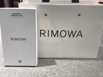 現貨含運 2019 RIMOWA iPHONE XS MAX / XR 期間限定超限量手機殼(銀)，全新品。