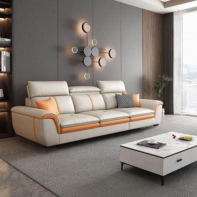 【現貨精選】沙發 椅子 折疊沙發 科技布沙發客廳現代簡約輕奢意式極簡布藝沙發小戶型簡易貴妃組合