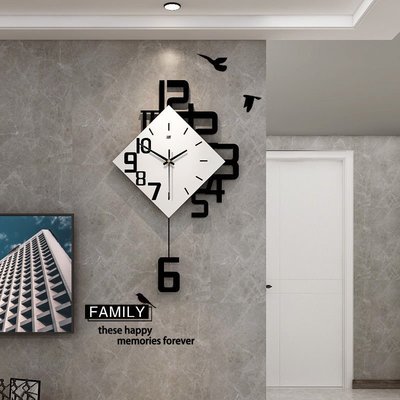 時鐘鐘表個性數字時鐘時尚歐式客廳掛鐘木質創意裝飾掛表石英爆款外貿