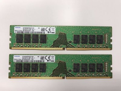 三星原廠 16G 2RX8 PC4-2400T DDR4 ECC REG RDIMM伺服器記憶體條