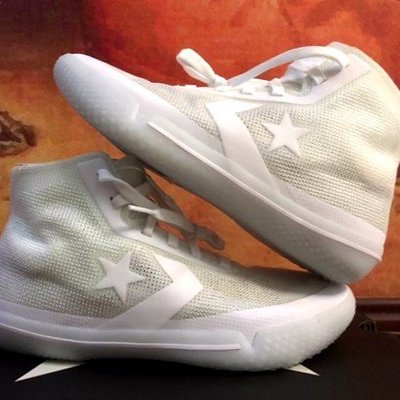 【正品】Converse All Star Pro BB Triple White 白 籃球 168132c慢跑鞋