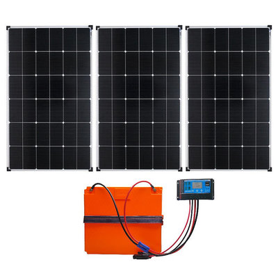 【彩虹百貨】太陽能12V鋰鐵電池200AH發電系統 監視器 攝影機 戶外發電系統 獨立發電 緊急備電
