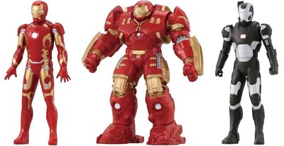 極限量!! 日空版 TOMICA 多美 合金 Iron Man 鋼鐵人 MK43 浩克毀滅者 3款一套