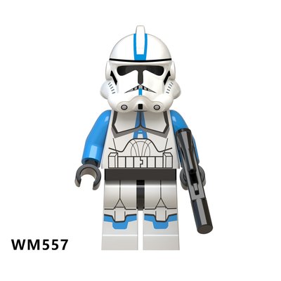 【積木班長】WM557 複製人 克隆兵 藍色 風暴兵 星際大戰 人偶 袋裝/相容 樂高 LEGO 積木
