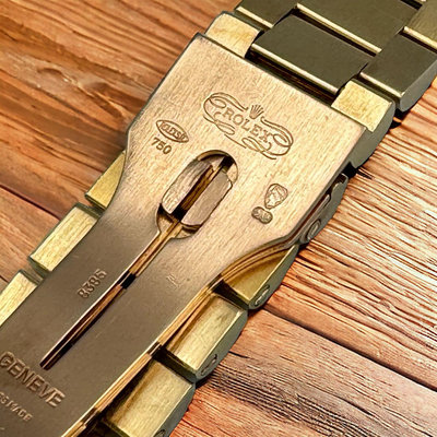 樂時計 原裝後鑲 勞力士 Rolex 18038 18238 用 DAY-DATE 黃K金 原裝總統錶帶 中排後鑲真鑽