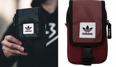 【Dr.Shoes 】Adidas Map Bag 隨身包 手機包 掛包 側背包 黑DU6795紅DV2483