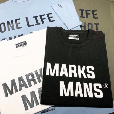 【希望商店】MARKSMANS TEAM SHIRT LOGO 標誌 短袖 T恤