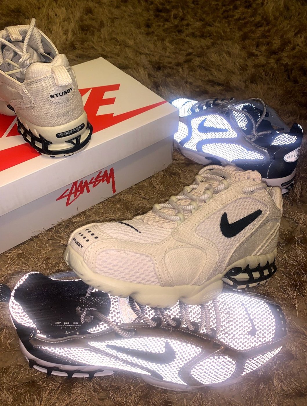 Stussy x Nike Air Zoom Spiridon CG2 | Yahoo奇摩拍賣